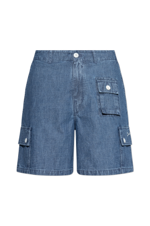 CLASSIC MONOGRAM JAQUARD SHORT DENIM ワンピース Monogram Jacquard Denim Shorts - Women - Ready-to-Wear
